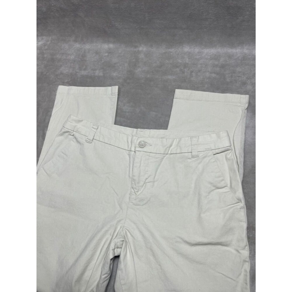 Patagonia Pants Women Size 8 Cream Ivory Organic Cotton Straight Casual Outdoor